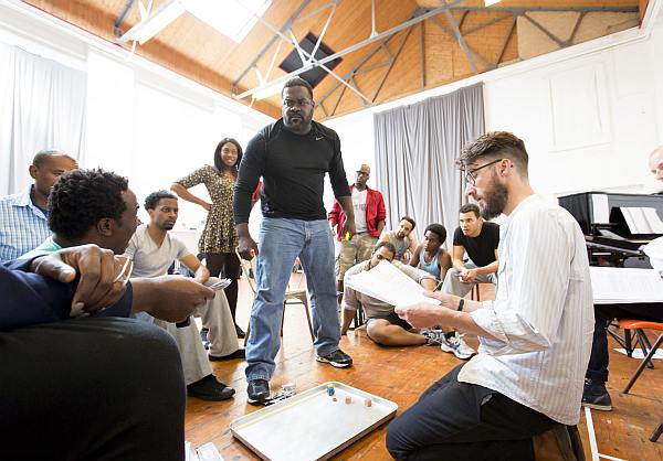 Porgy and Bess - Rehearsals, later moving onto Regents Park Open Air Theatre in Central London Rehearsals of Porgy and Bess