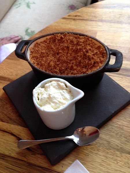 Admiral Codrington Apple, Pear & Sultana Crumble