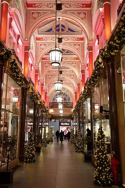 The Royal Arcade at Christmas