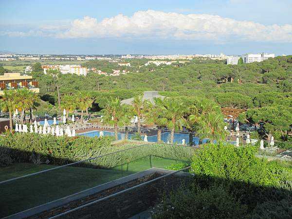 Epic Sana Algarve, a touch of Portuguese luxury - Views from my room over the pools