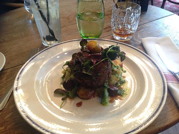 Volvo KC90 Tour of the West Country - The Beckford Arms, Wiltshire tasty food