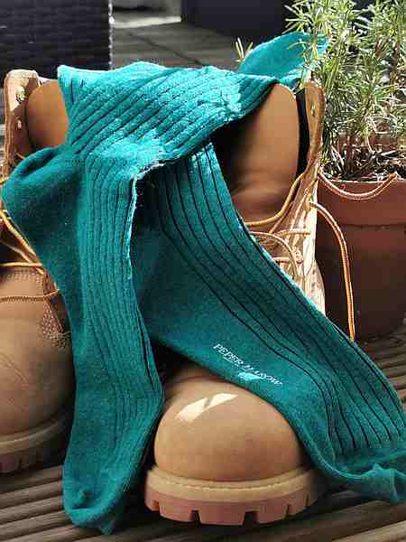 green socks