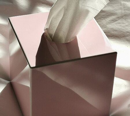 Addison Ross Pink Tissue Box - Gleaming in the sun
