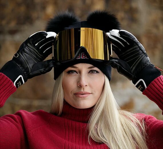 Ski Superstar Lindsey Vonn’s Ski Goggles fit for the catwalk.