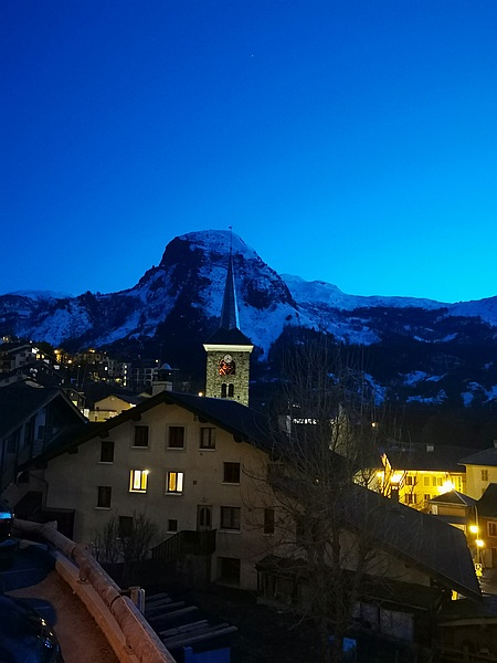 The village of St. Martin de Bellville in the French Savoie