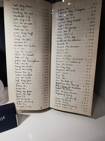 Floris - Old ledger from London store