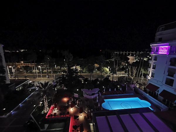 Night time from Le Majestic, Cannes