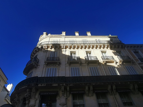 Perfect blue skies in Cannes