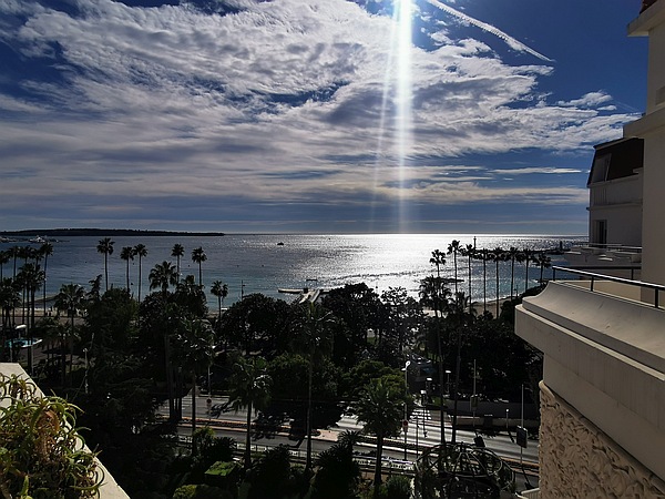 Views from Le Majestic in the late afternoon
